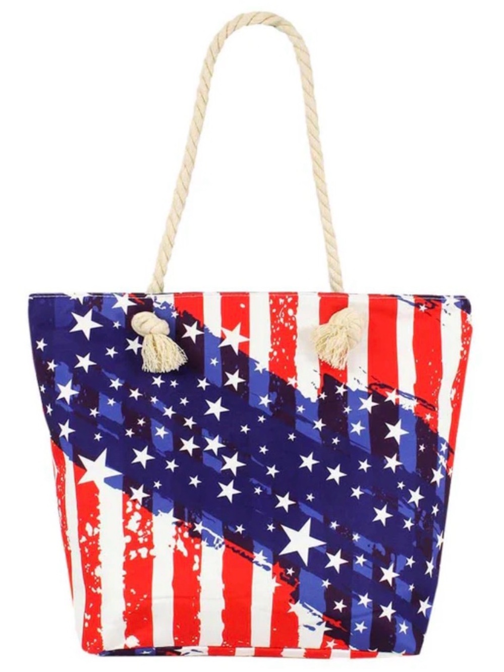 NWT! Star Spangled American Flag Oversized Tote - still packaged and sealed!!